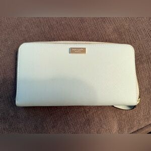 Kate Spade Sky Blue Zip Wallet
